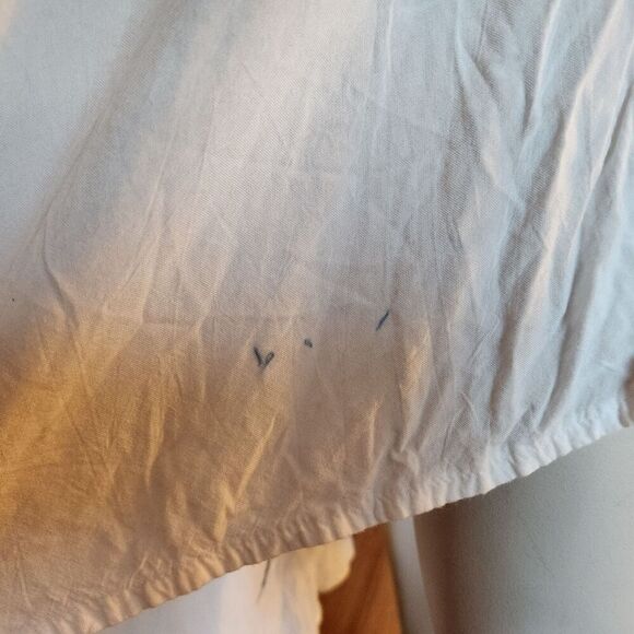 Sleeveless Seven Islands Midi Summer/Vacation Dress White Rayon Froral Front - Picture 10 of 10